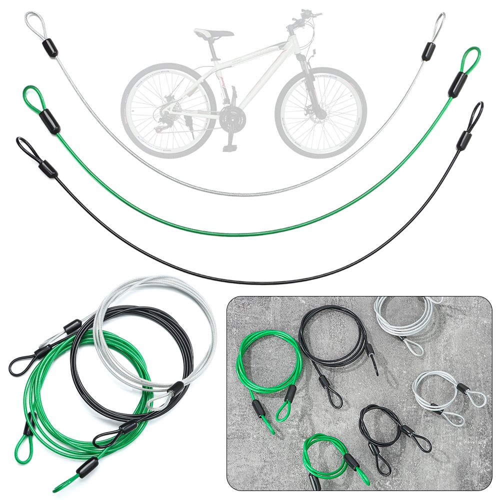 Cable Lock Flexible - Прочный стальной замок для велосипеда, 0,5/1/2