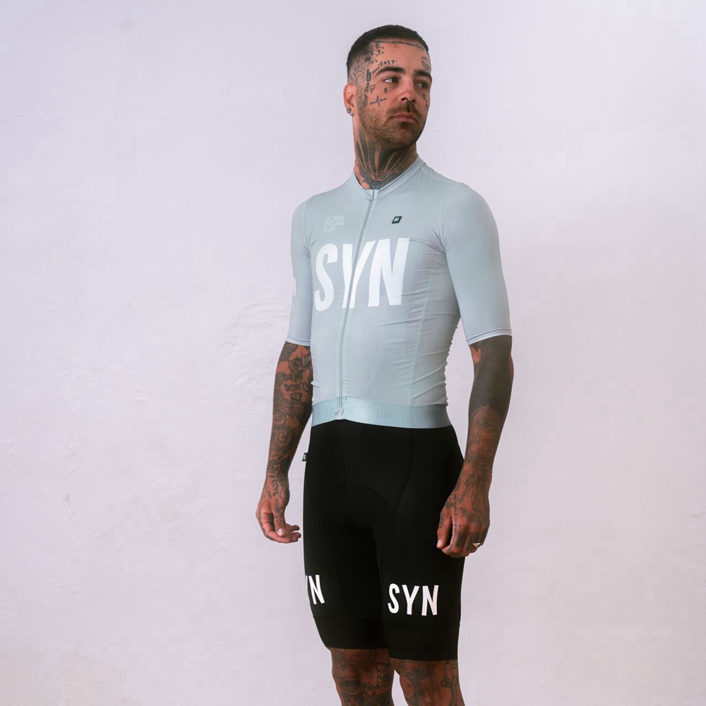Cycling Commuter Trousers - Серебристо-серый велосипедный трикотаж с короткими рукавами
