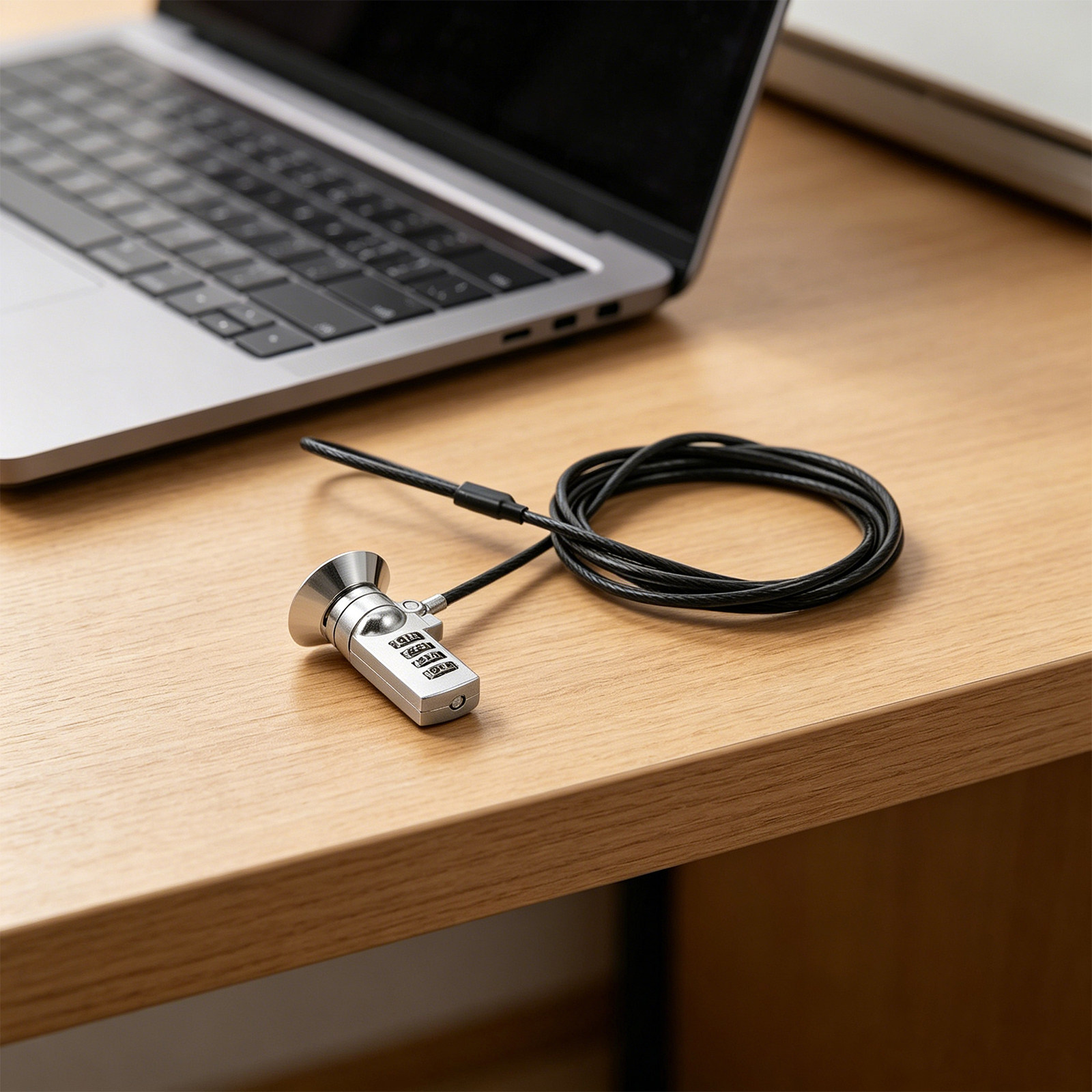 1 комплект: кодовый замок для  – обзор и цена Cable Lock Flexible