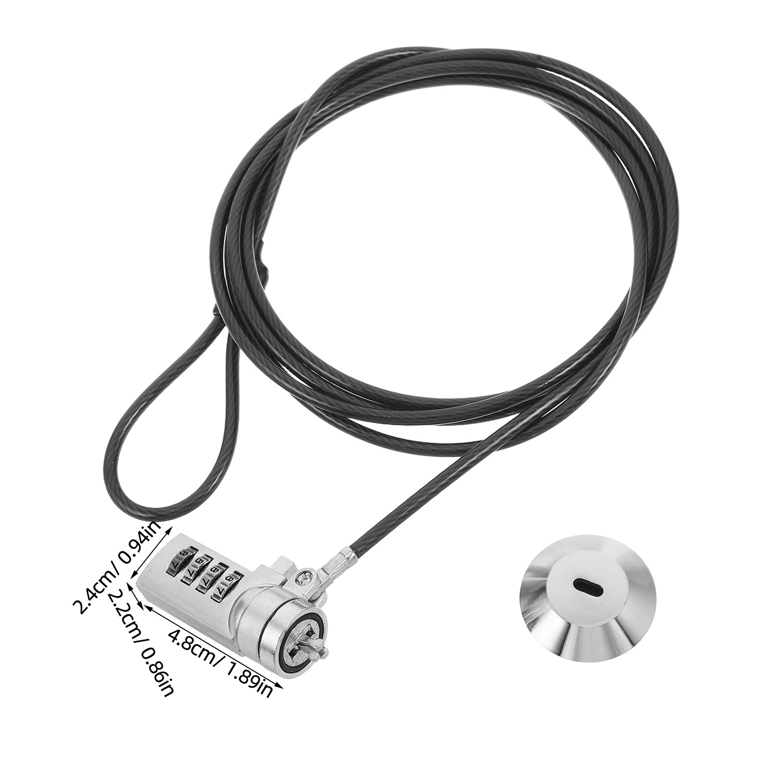 1 комплект: кодовый замок для  – обзор и цена Cable Lock Flexible
